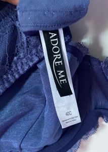 New Adore Me Blue Lace Bra