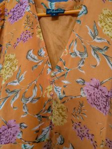 Vibrant Floral Print Midi Dress
