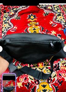 Stylish Black Waist Bag