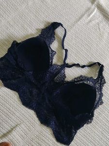 Navy Lace Bralette