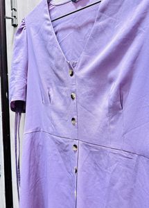 A-line dress Lavender Colour