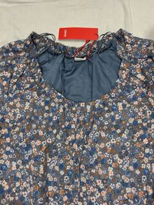 women dress casual and party wear blue print