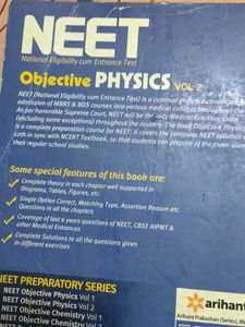 NEET Objective Physics Vol 1 &amp; 2