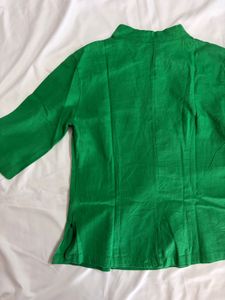 ✨SALE✨Emerald Green Mandarin Collar Cheongsam top