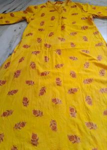 🌼😊2 Yellow Kurta combo