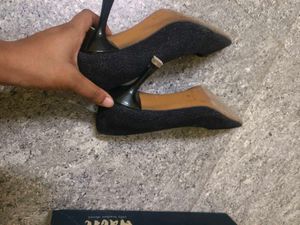 Sparkly Black Stiletto Heels