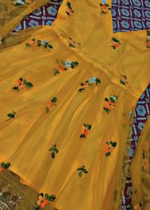Elegant Yellow Embroidered Kurta Set