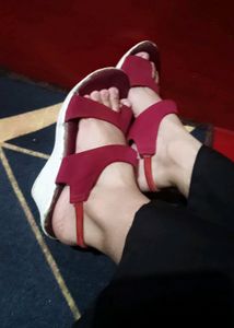 Maroon And White Color