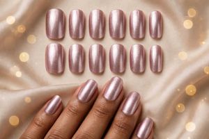 Rose Gold Press-On Nails