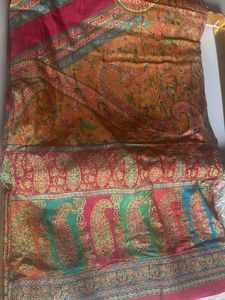 Embellished Silk Blend Saree
