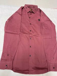 Men's Premium Rose Shirt &amp; Black Trouser Set