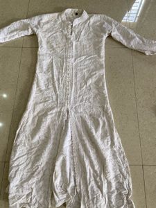 Elegant White Chikankari Kurta