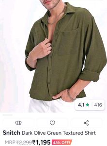 SNITCH Stylish Boxy fir shirt