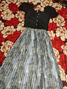 Floral Maxi skirt and top