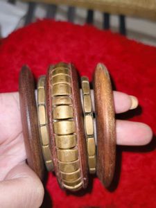 Wooden & Brass Bangles
