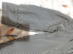 Stylish Striped Button-Up Shirt crop top