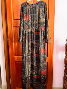 Max Printed Long Dress