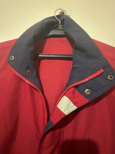 Men's Red Windbreaker Jacket