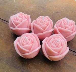 2  Rose Scented Candles