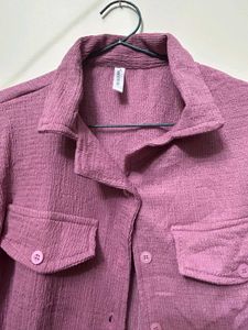 New Women Crop Shirt