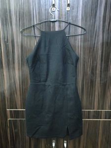 Sleek Black Mini Dress