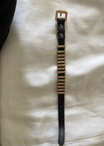 Gold Tone &amp; Black Band