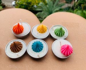 4 t- light Modak Candles