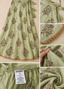 Ethnic Skirt 3/4 th length for 6 feet long girl