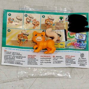 Kinder Joy Orange Cat Toy 🧡