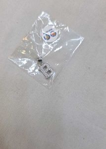 Alphabet B Charm Pendant