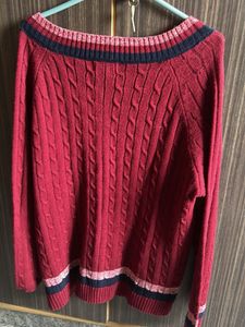 Chic Cable Knit V-Neck Sweater