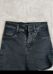 Women Jean Wide Leg High-Rise Stretchable Jeans