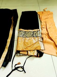 Elegant Black anarkali partywear  Kurta Set with P