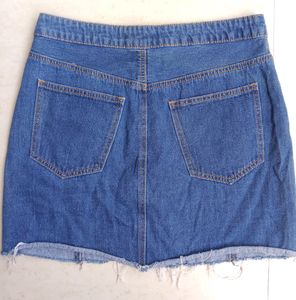 Denim Mini Skirt