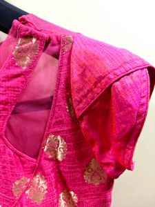 Beautiful Pink Embroidered Gown