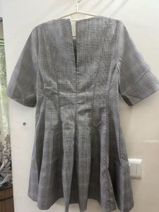 H&amp;M Classic Plaid Fit and Flare Dress