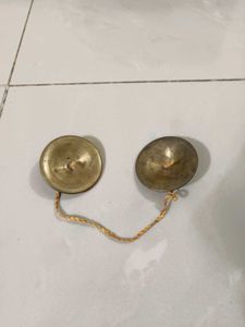 3 Inch Brass Manjeera Hand Cymbals