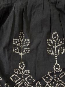Stylish Black Printed Kurta