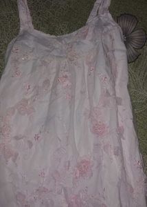 Blush Pink Floral Lace Slip Dress