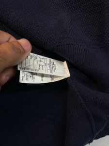 Lacoste Striped Navy Sweater