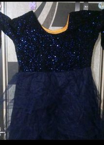 Stunning Blue Sequined gown