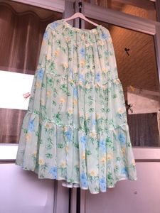 Boho Floral Tiered Maxi Skirt🍃