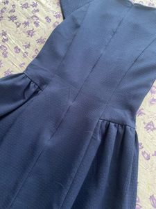 Elegant Navy Blue Dress