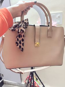 PRIMARK Elegant Handbag with Leopard Scarf