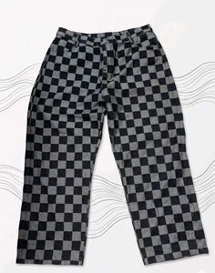 SALE⚠️ - Checkerboard Denim Pants