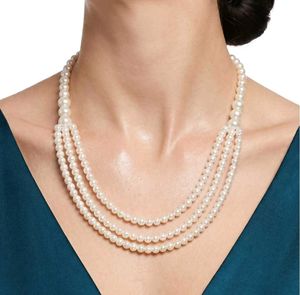 Elegant Pearl Necklace &amp; Earring Set