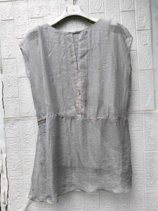 New with tag Korean Elegant Grey Sleeveless Peplum