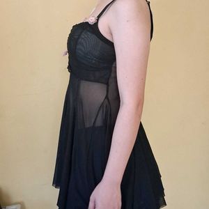 Black Sheer Nightgown