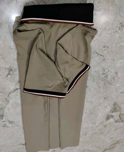 Men's Beige Polo Shirt