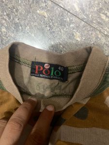 Camouflage Print slim fit T-Shirt